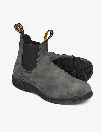 Blundstone Vibram 2055 - נעלי בלנסטון 2055 גברים בצבע שחור רסטיק - Safe Book - סייף בוק - Blundstone